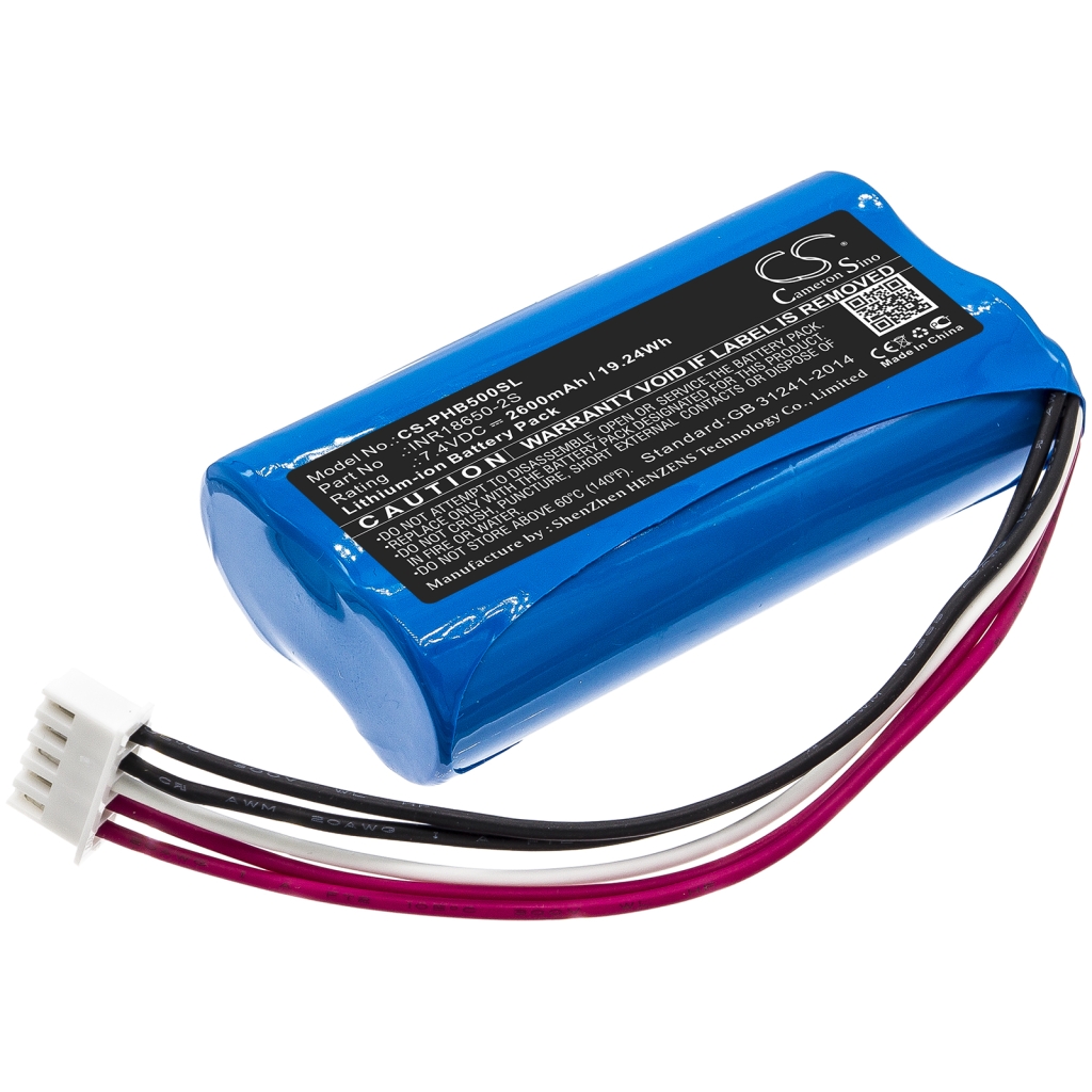 Kompatibilna zamenjava baterije za Philips INR18650-2S