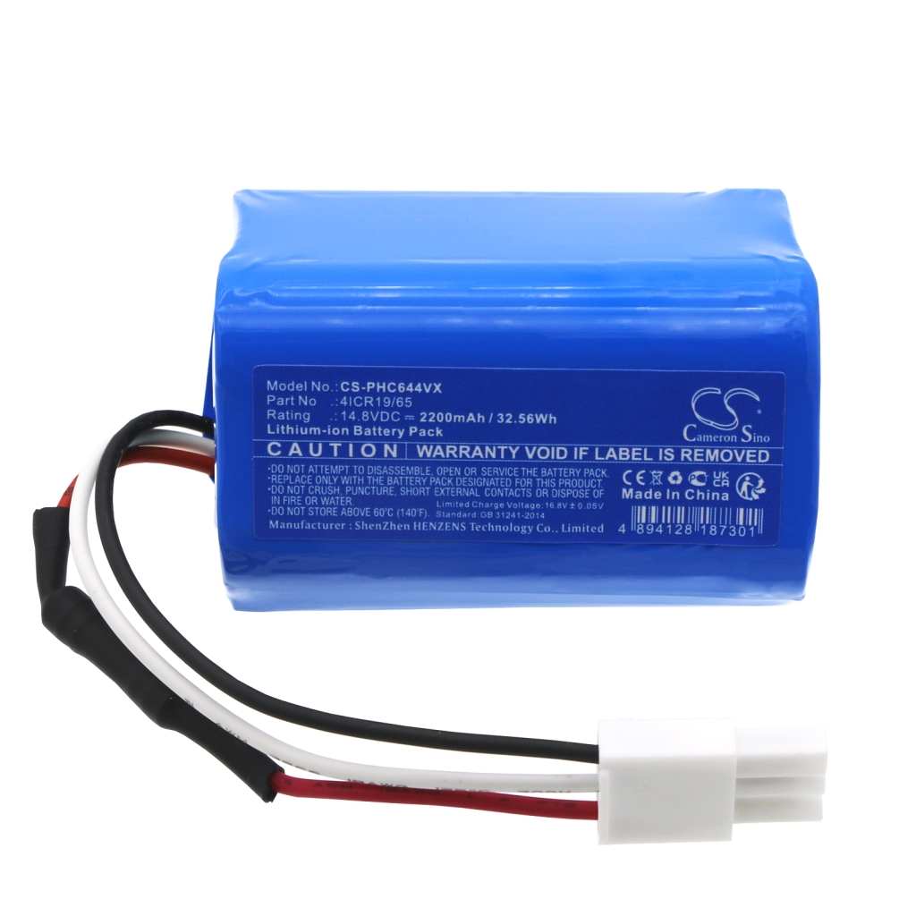 Kompatibilna zamenjava baterije za Philips 4ICR19/65