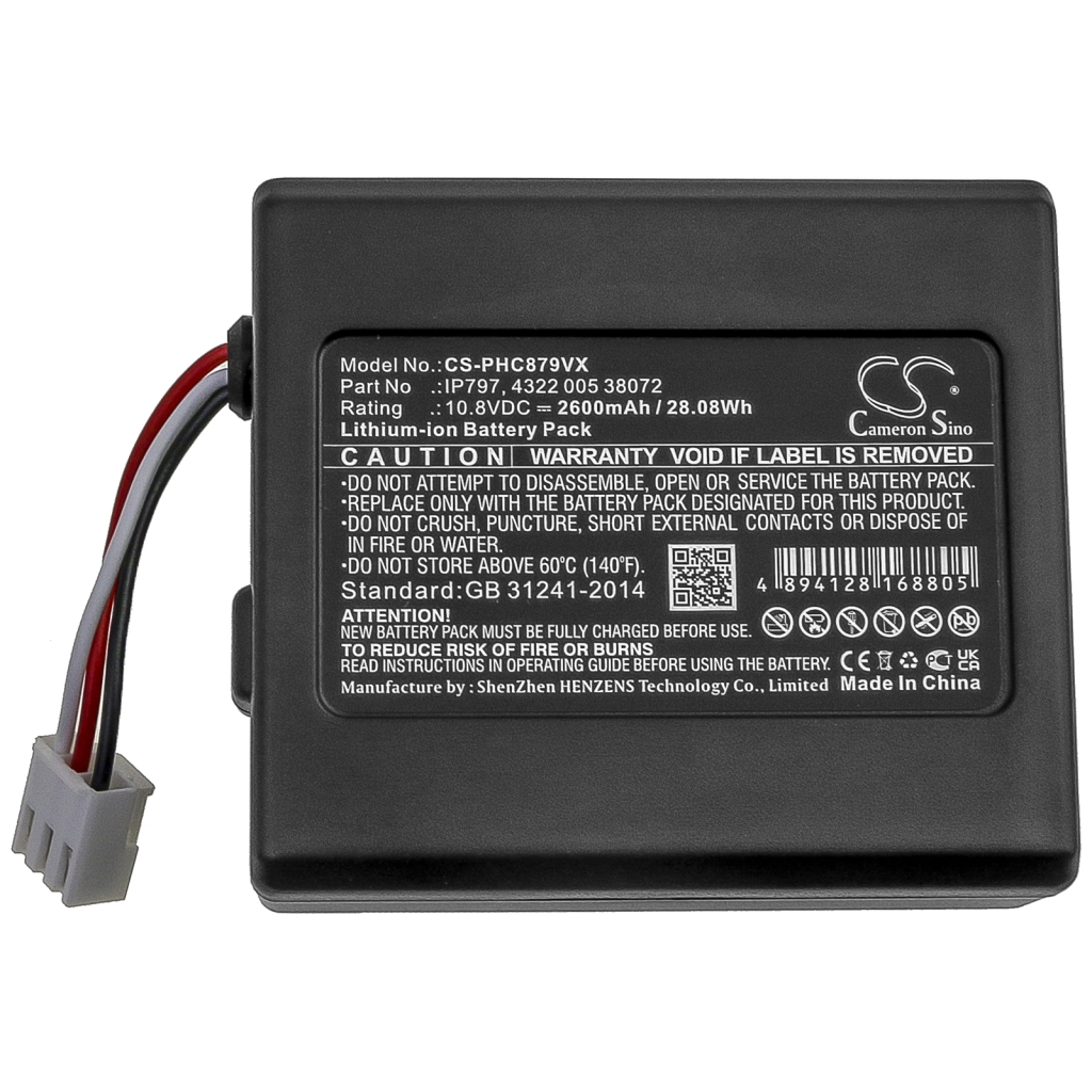 Kompatibilna zamenjava baterije za Philips 4322 005 38072,IP797