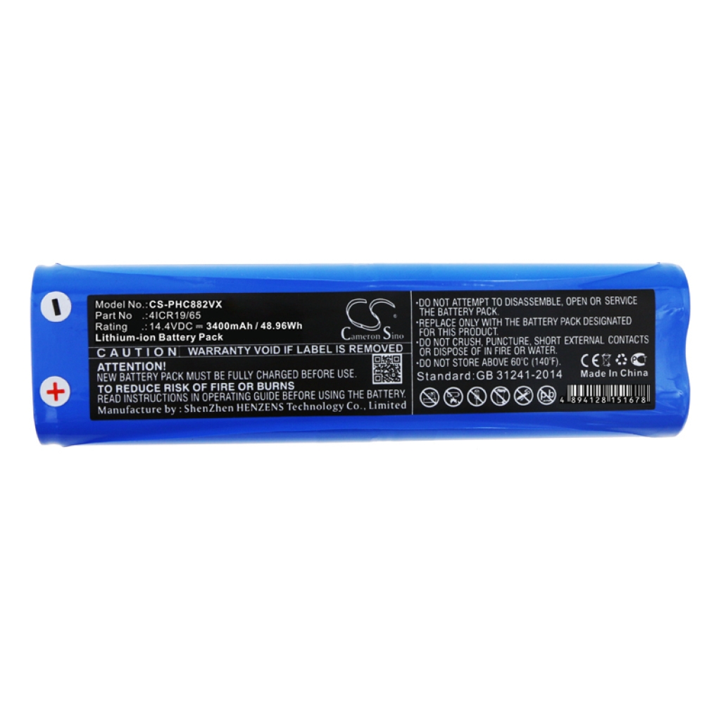 Kompatibilna zamenjava baterije za Philips 1607381,4ICR19/65