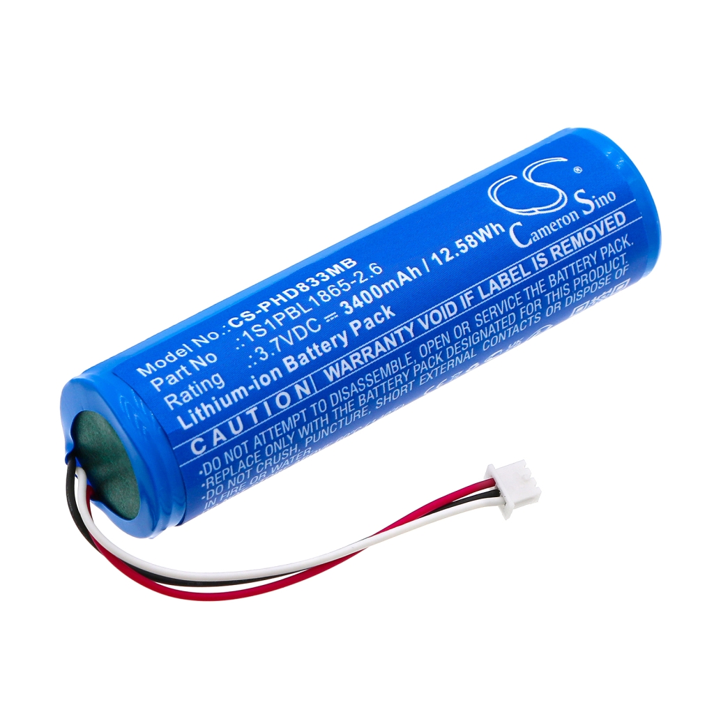 Kompatibilna zamenjava baterije za Philips 1S1PBL1865-2.6