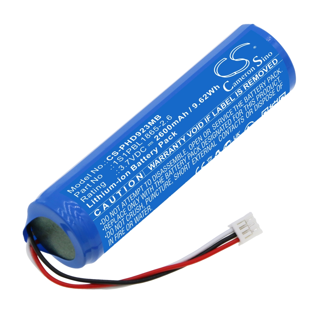 Kompatibilna zamenjava baterije za Philips 1S1PBL1865-2.6