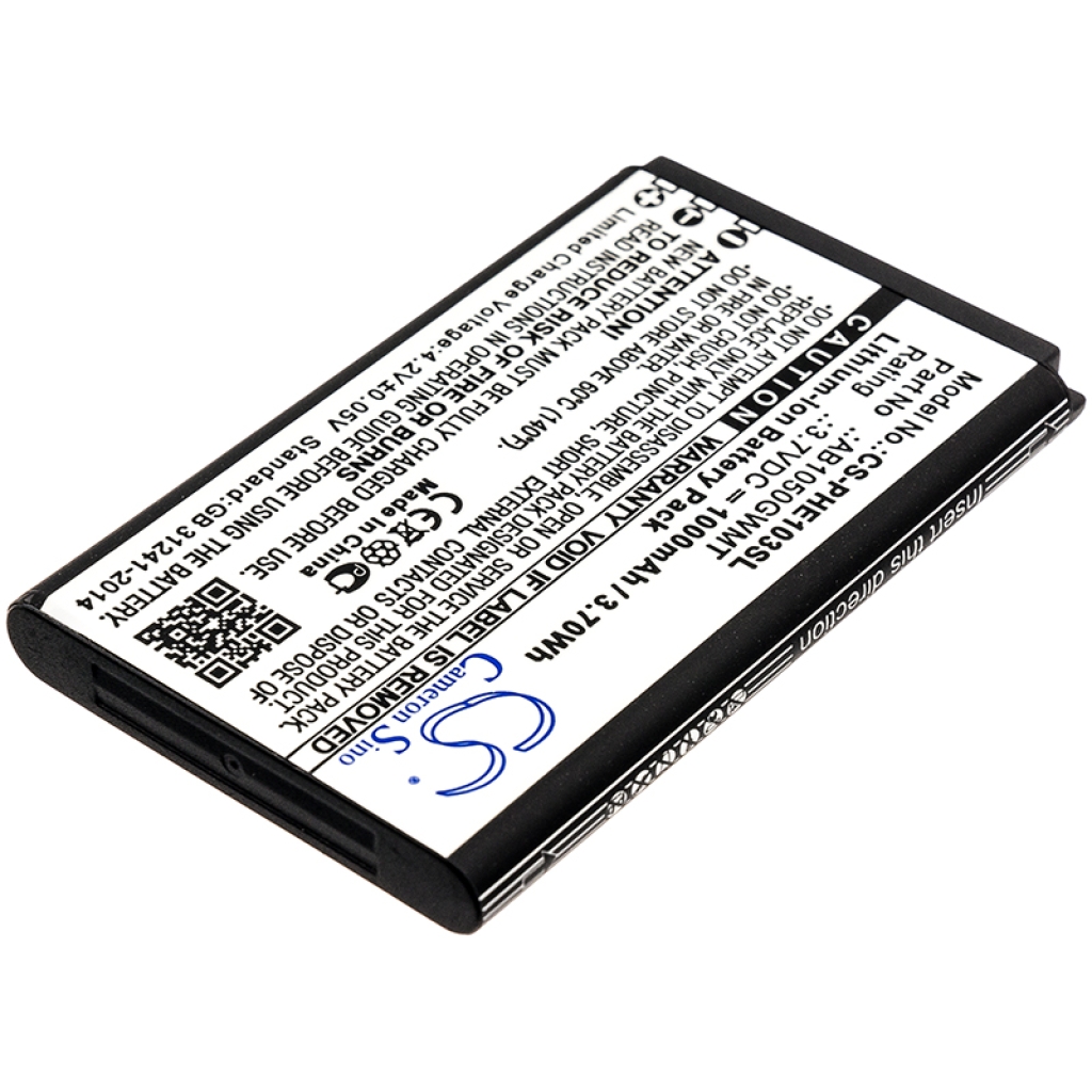 Kompatibilna zamenjava baterije za Philips AB1050GWMT