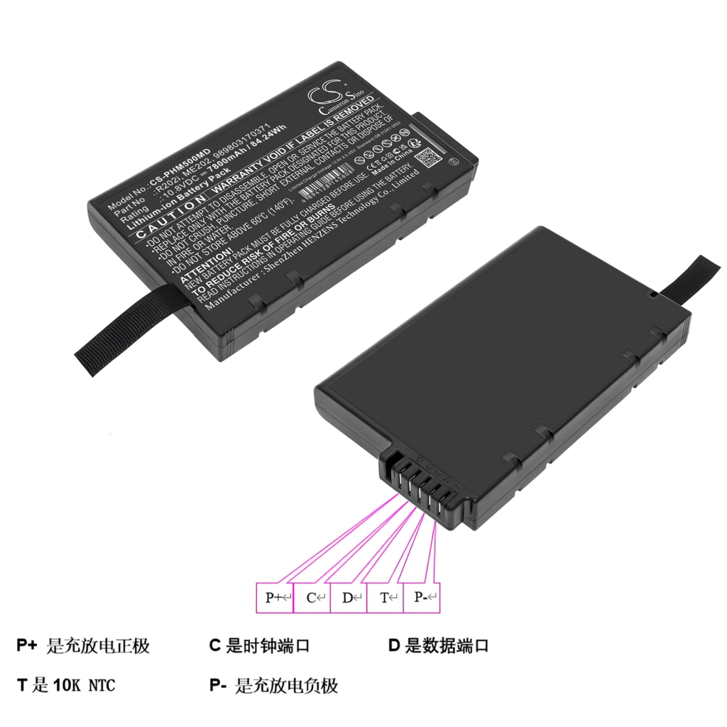 Battery for Philips Effica CM100 863300