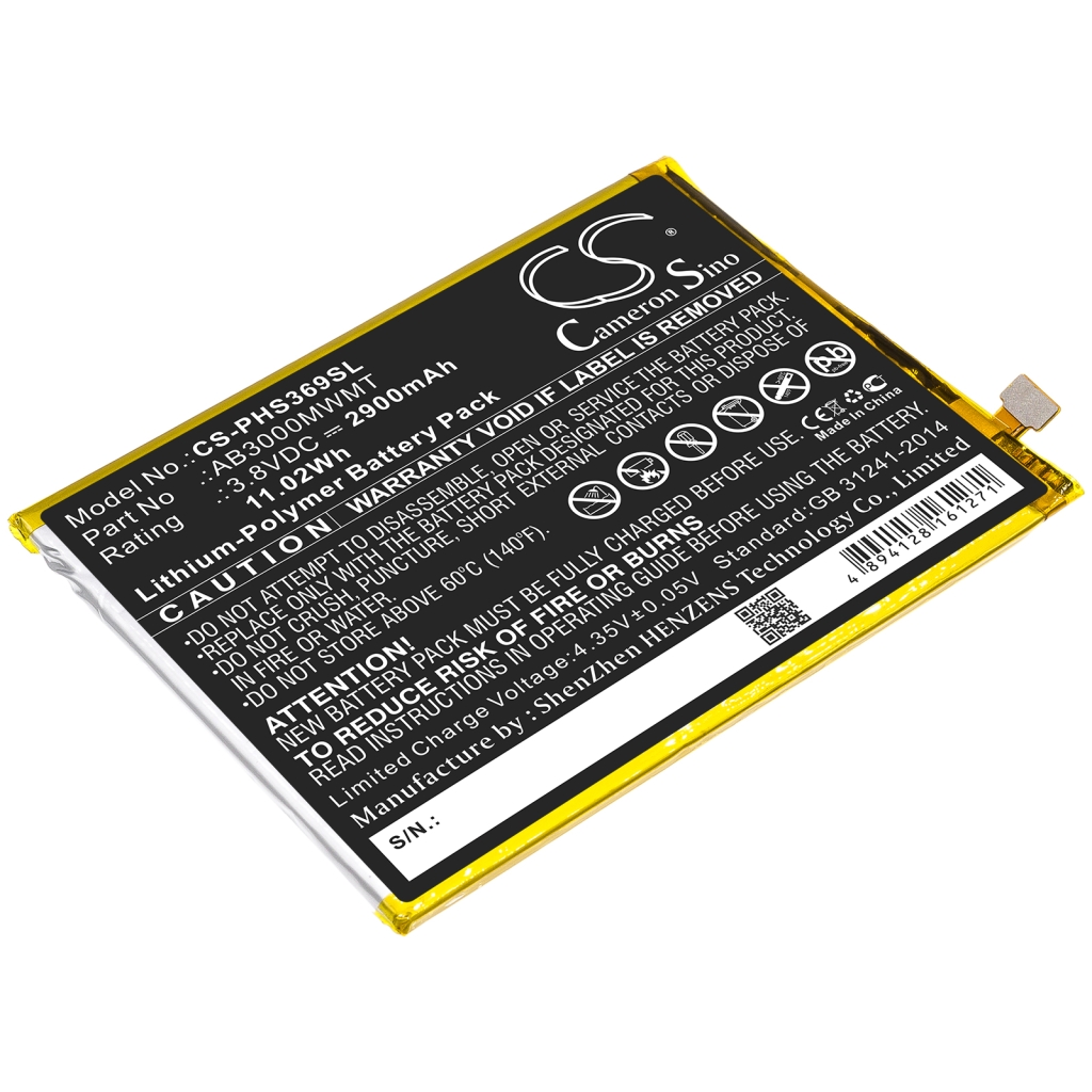 Baterije Nadomešča AB3000MWMT