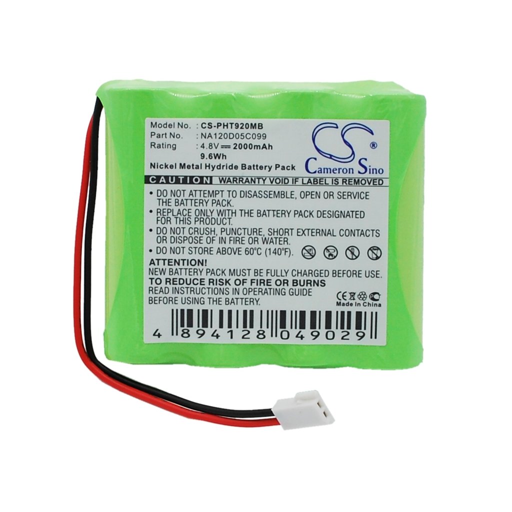 Kompatibilna zamenjava baterije za Philips 70AAS4BMU,NA120D05C099,T111