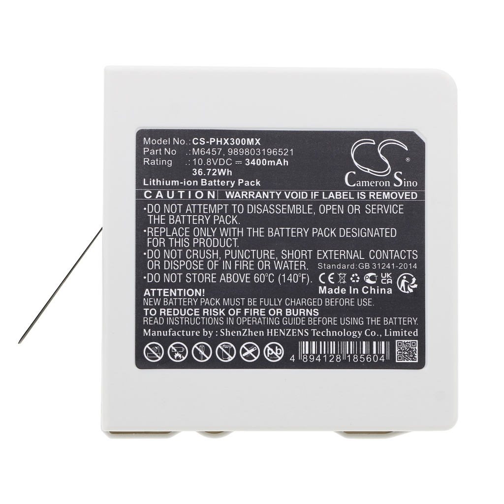 Kompatibilna zamenjava baterije za Philips 989803196521,M6457