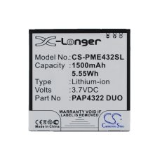 Kompatibilna zamenjava baterije za Prestigio PAP4322 DUO