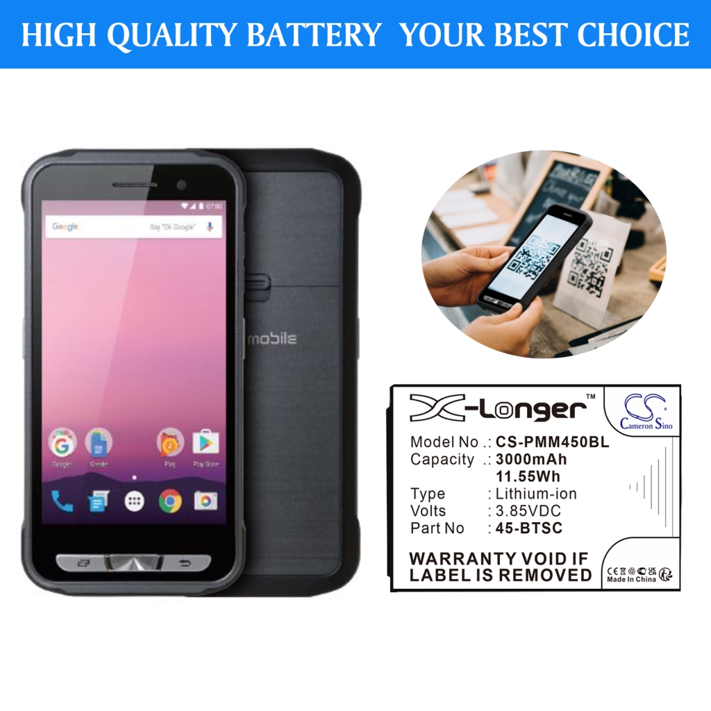 Baterija za čitalce, skenerje Point mobile CS-PMM450BL