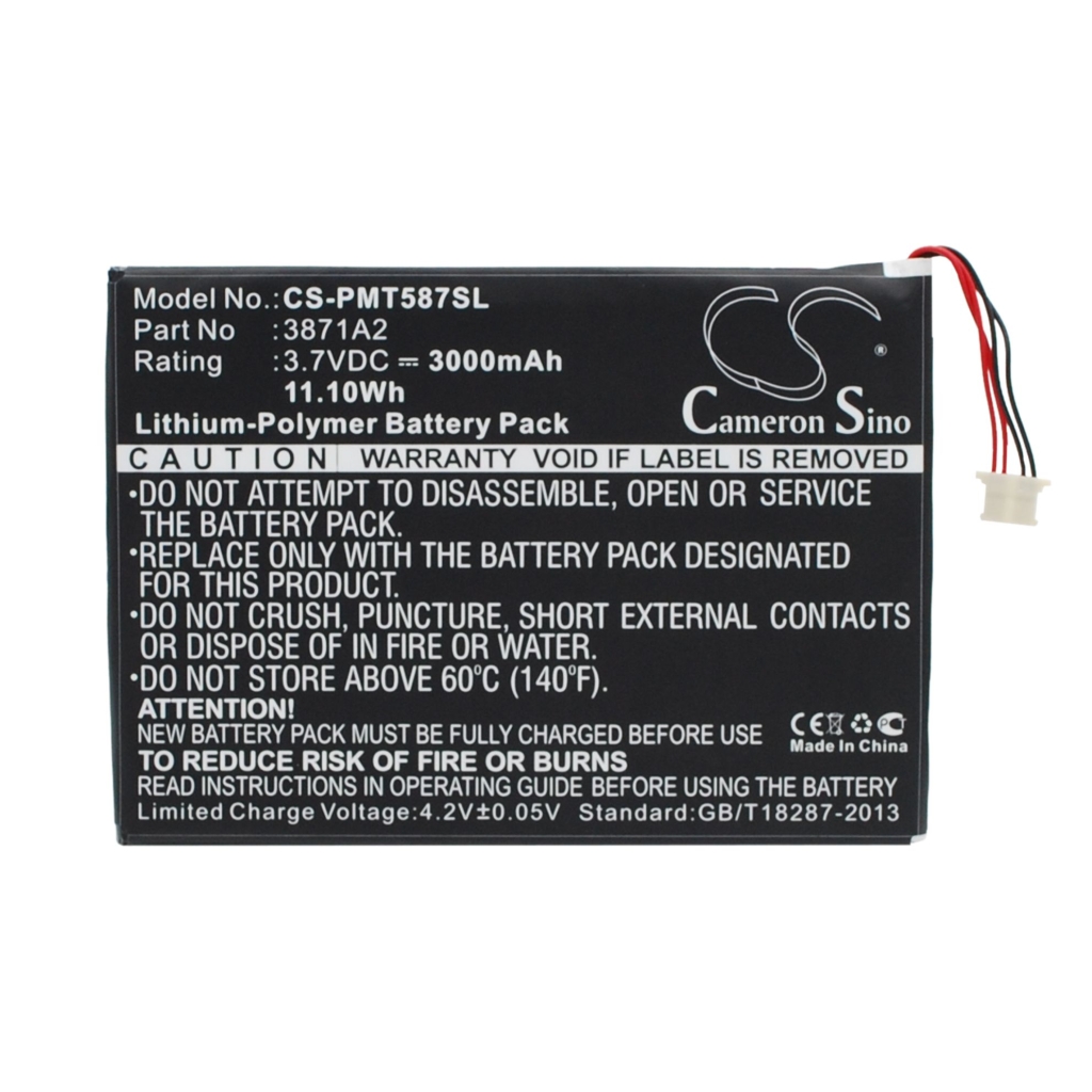 Kompatibilna zamenjava baterije za Prestigio 3871A2