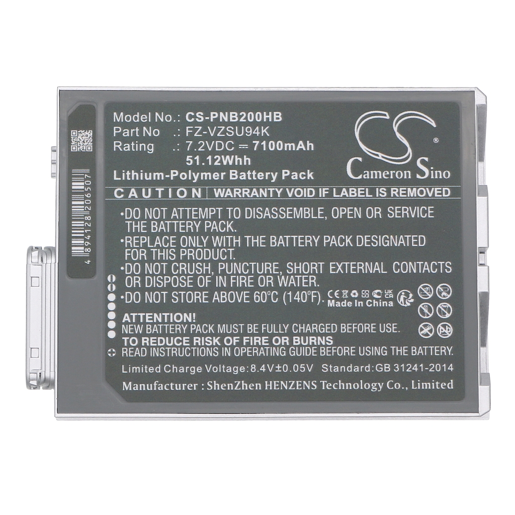 Baterija za prenosnik Panasonic CS-PNB200HB