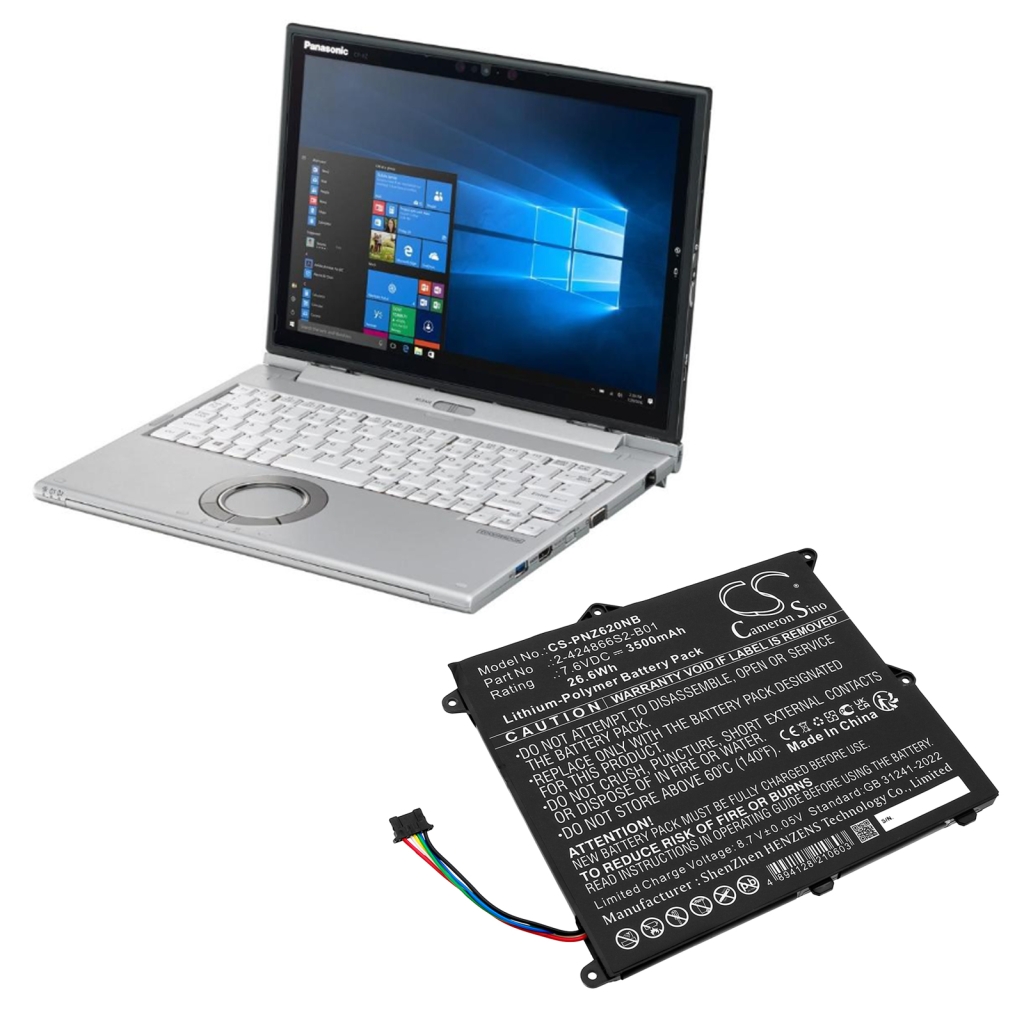Kompatibilna zamenjava baterije za Panasonic 2-424866S2-B01