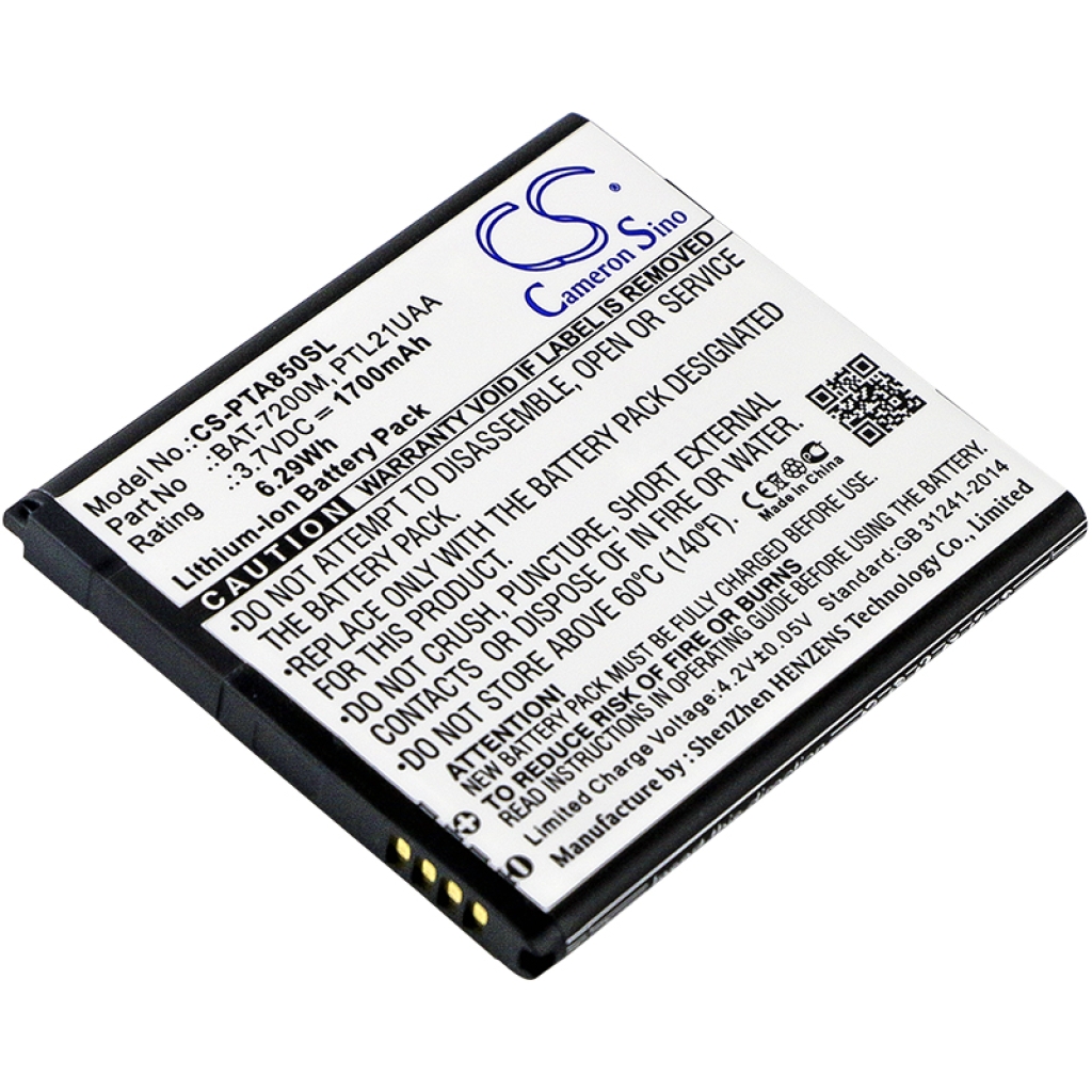 Kompatibilna zamenjava baterije za Pantech BAT-7200M,PTL21UAA