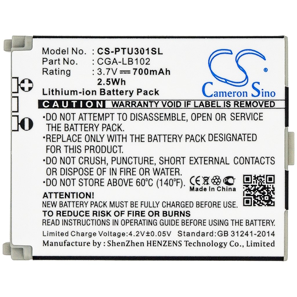 Kompatibilna zamenjava baterije za Panasonic CGA-LB102
