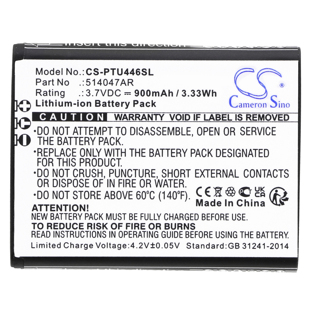 Kompatibilna zamenjava baterije za Panasonic 514047AR