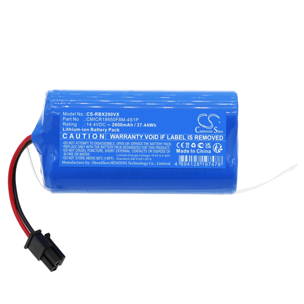 Baterija za sesalnik Zaco A10 Pro (CS-RBX200VX)