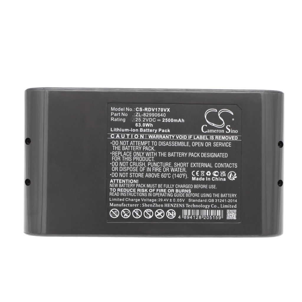 Baterija za sesalnik Redroad V17 (CS-RDV170VX)