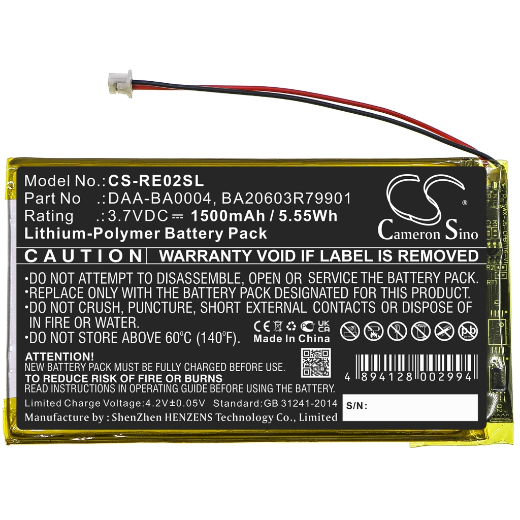 Baterije Nadomešča BA20603R79901