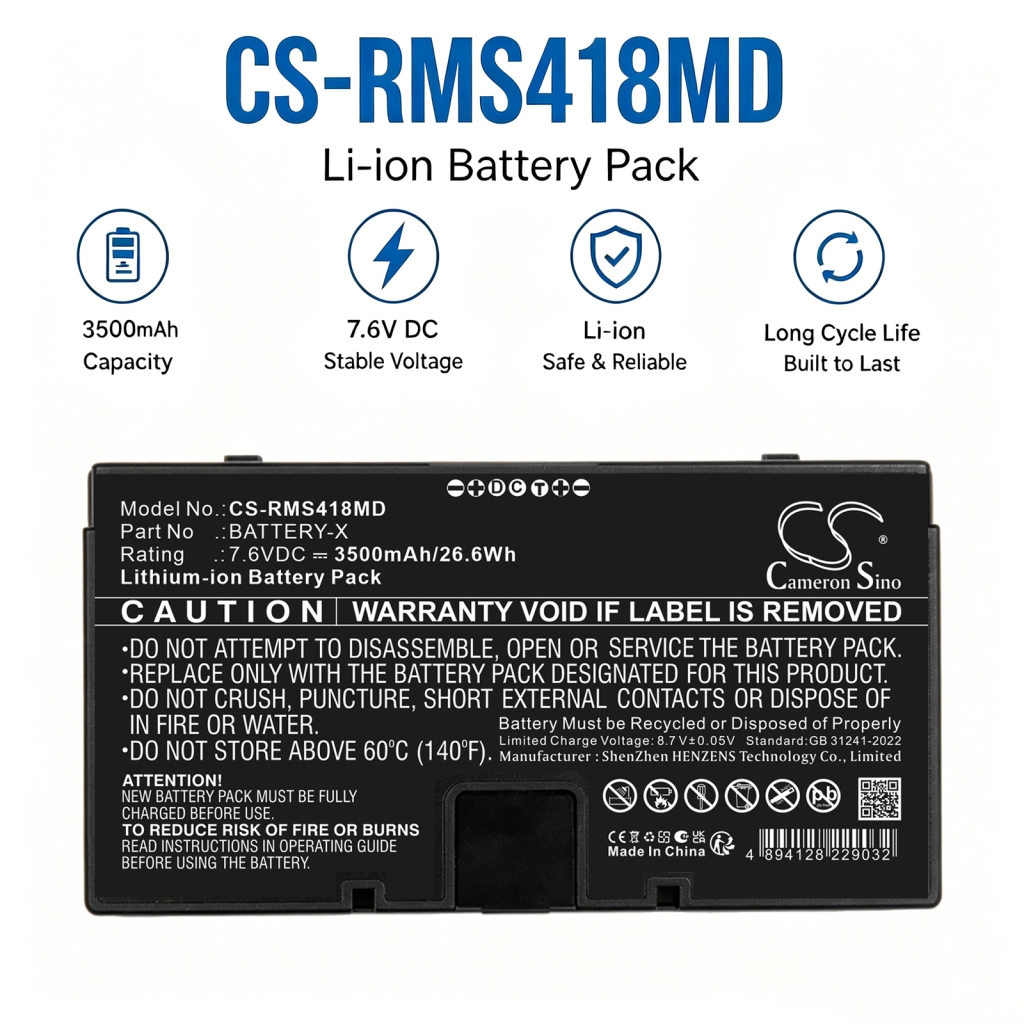 Battery for iRay Mars1417X
