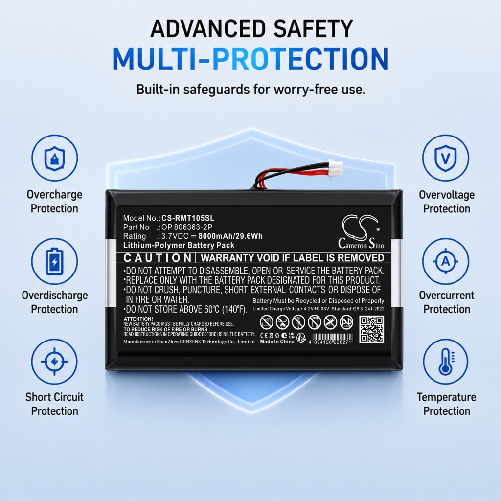 Battery compatible with Rand mcnally