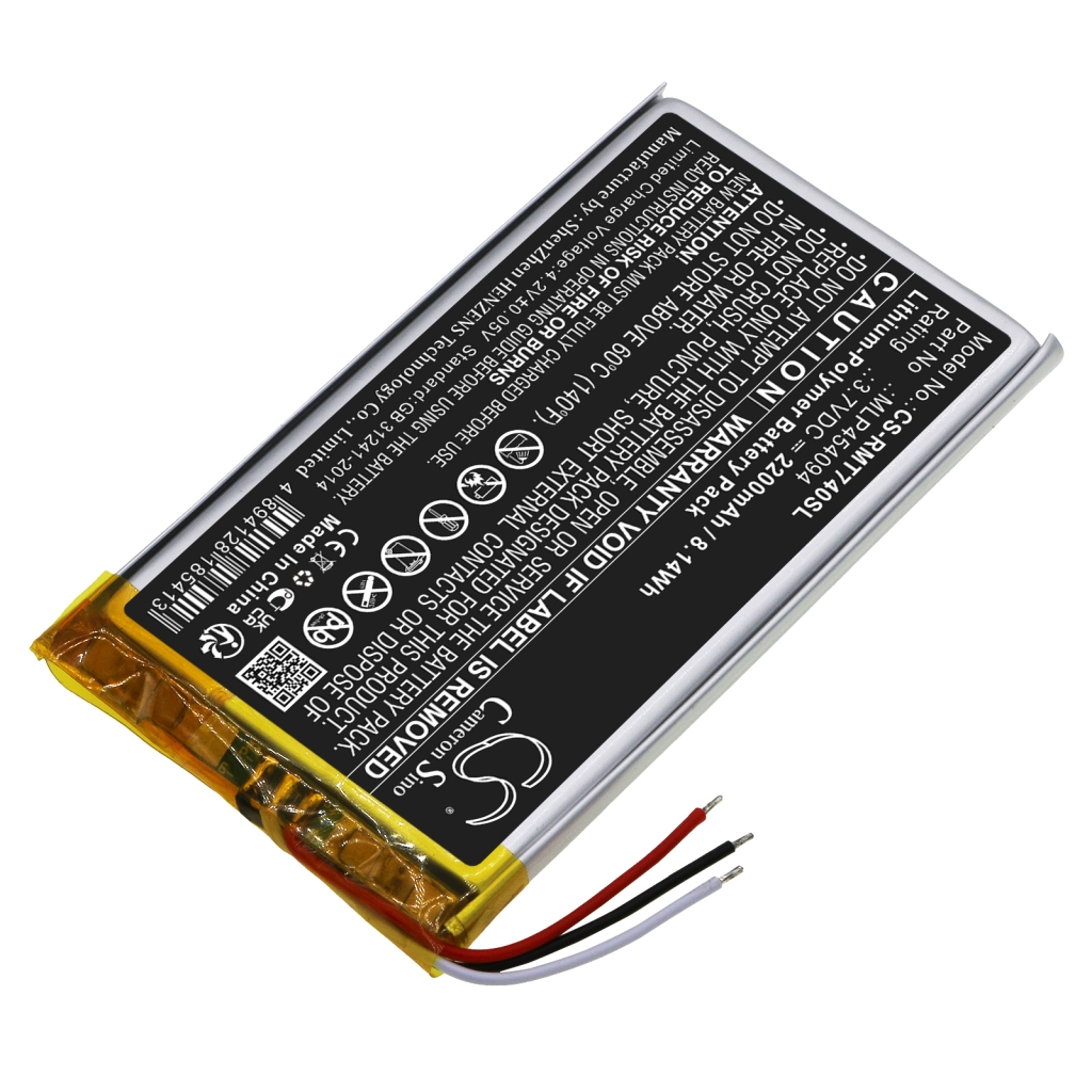 Baterija za GPS, navigator Rand mcnally CS-RMT740SL