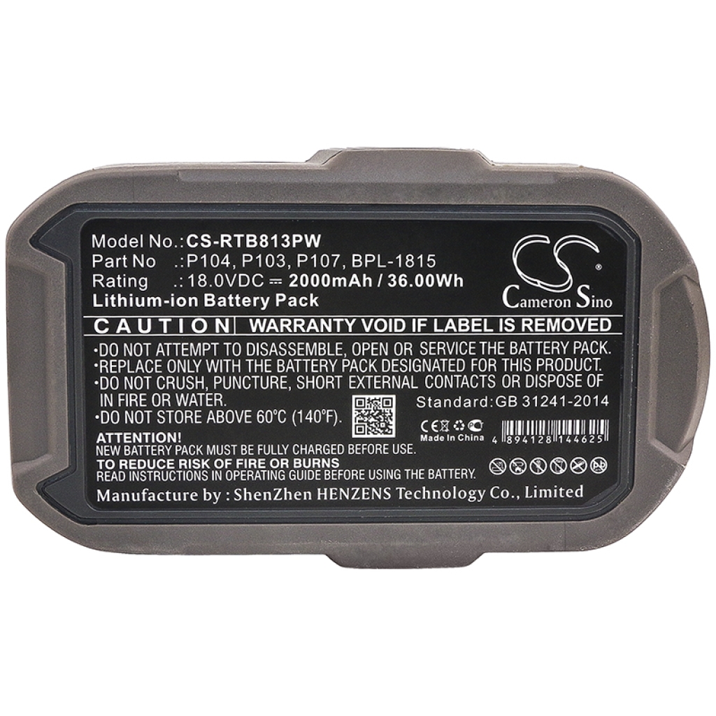 Battery industrial Ryobi LCD1802