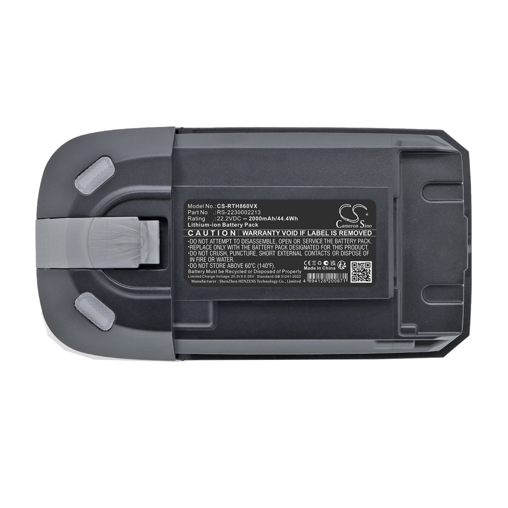 Battery compatible with Rowenta Tefal Obh nordica CS-RTH860VX