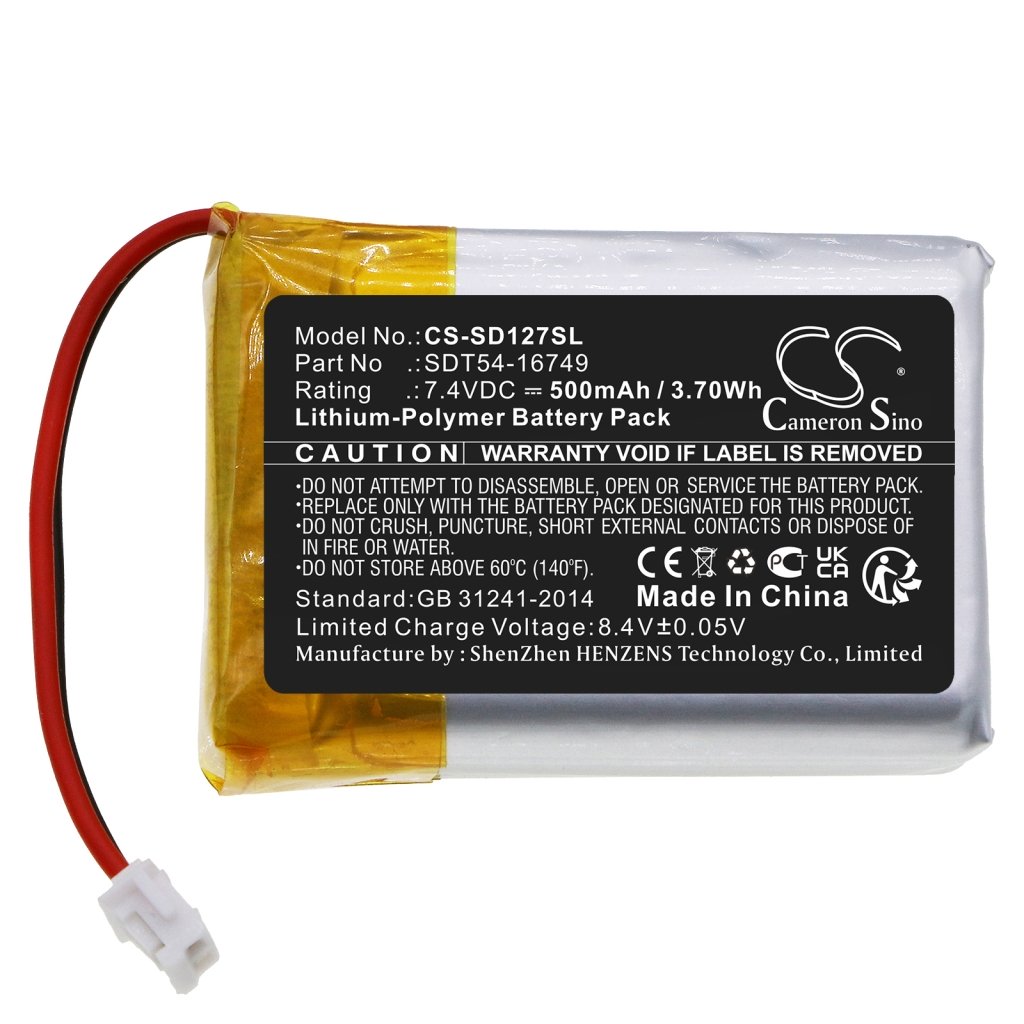 Kompatibilna zamenjava baterije za SportDog SDT54-16749