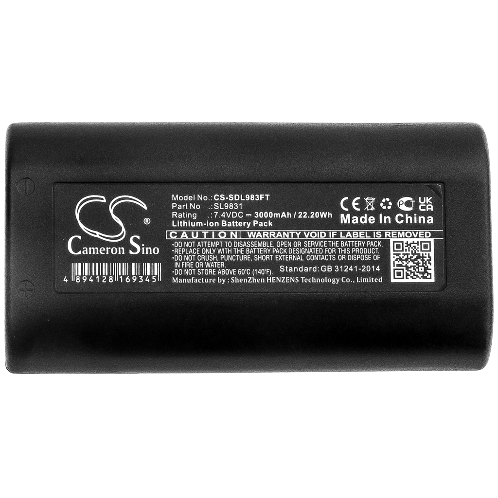 Kompatibilna zamenjava baterije za SEALIFE SL9831