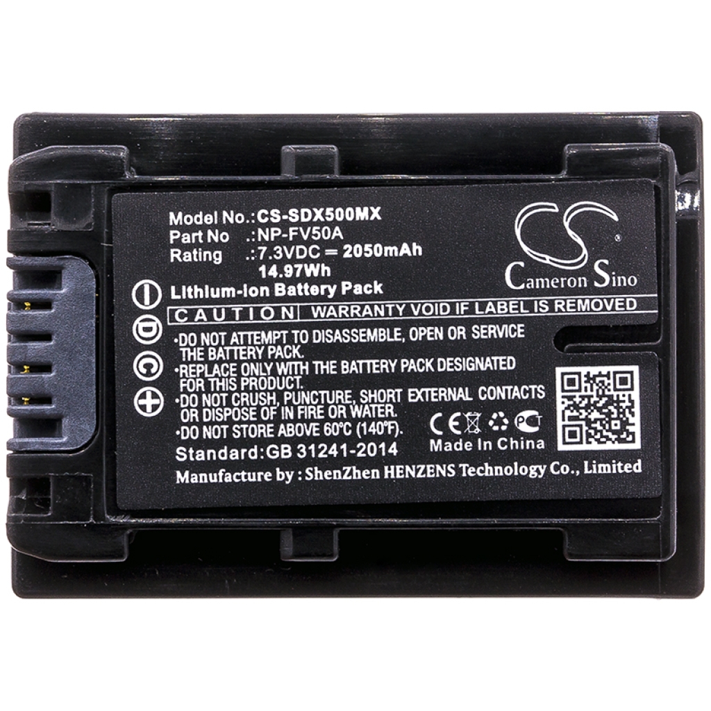 Camera Battery Sony HDR-CX625