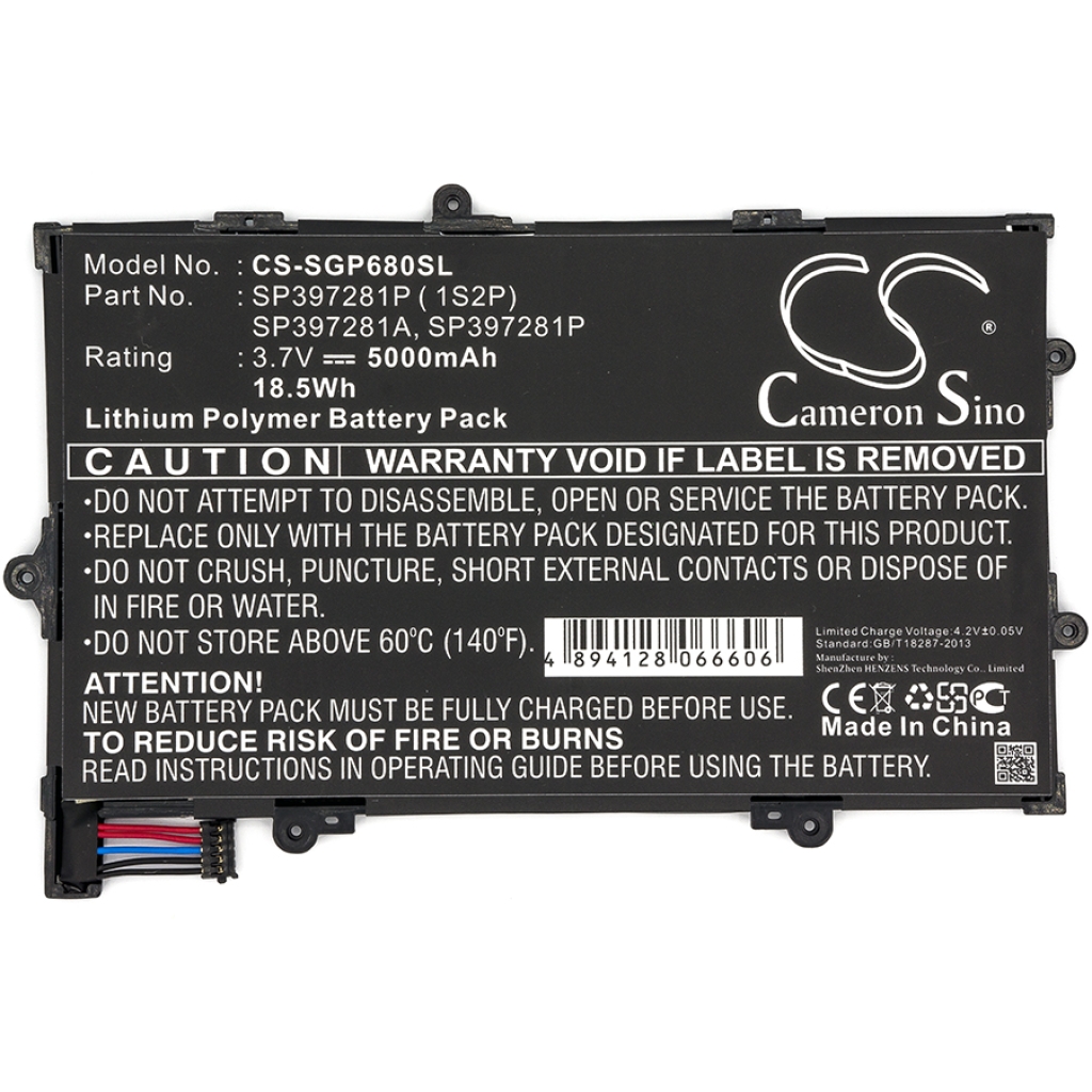 Kompatibilna zamenjava baterije za Samsung SP397281A,SP397281P,SP397281P ( 1S2P)