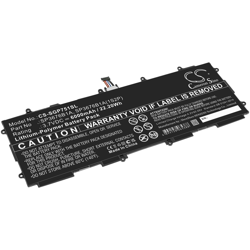 Baterija za tablični računalnik Samsung Galaxy Note 10.1 LTE (CS-SGP751SL)