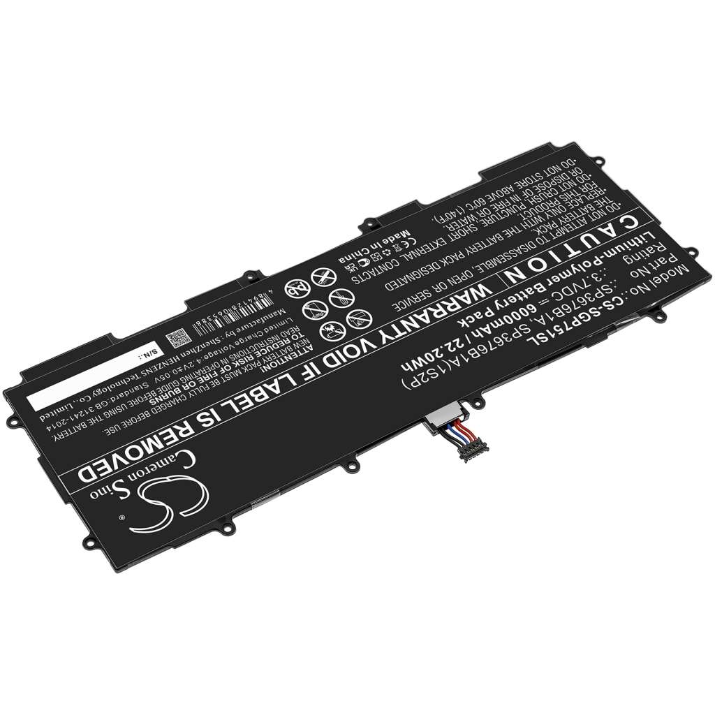 Baterija za tablični računalnik Samsung Galaxy Note 10.1 LTE (CS-SGP751SL)