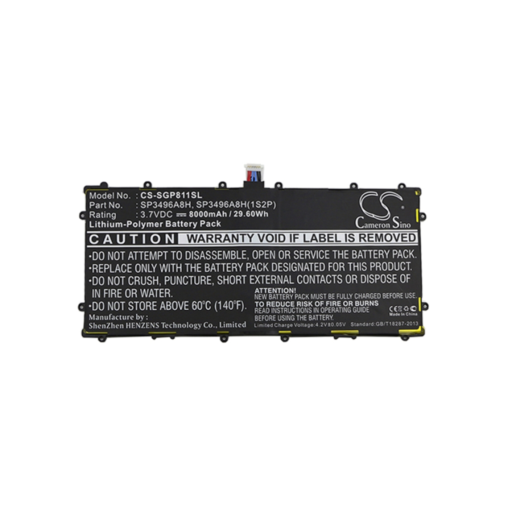 Baterija za tablični računalnik Samsung CS-SGP811SL