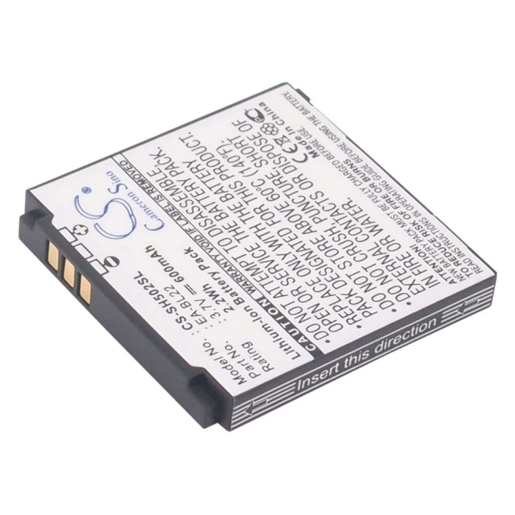 Kompatibilna zamenjava baterije za Sharp EA-BL22
