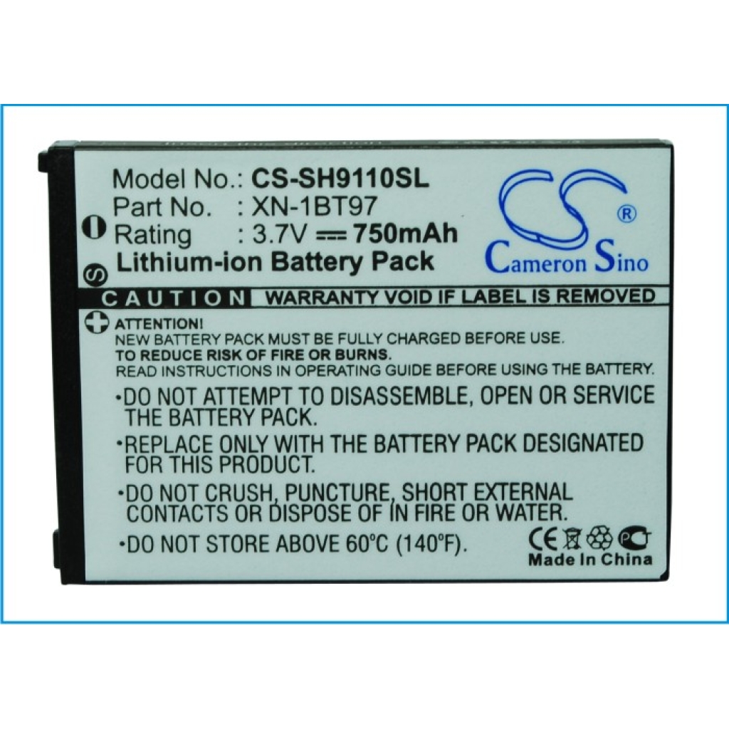 Kompatibilna zamenjava baterije za Sharp C61SHUAA,XN-1BT97