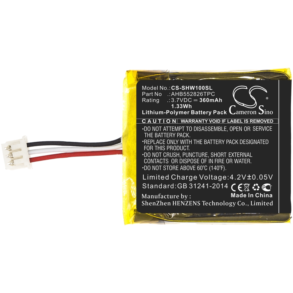 Kompatibilna zamenjava baterije za Sennheiser 1000806,AHB552826TPC