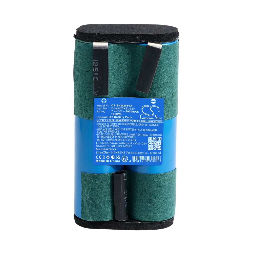 Baterije združljivo z Shark HydroDuo WW201 Cordless Wet & Dry Cleane CS-SHW201VX