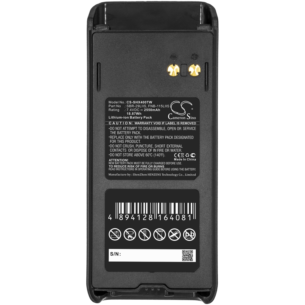 Baterija za dvosmerni radio Standard Horizon CS-SHX400TW