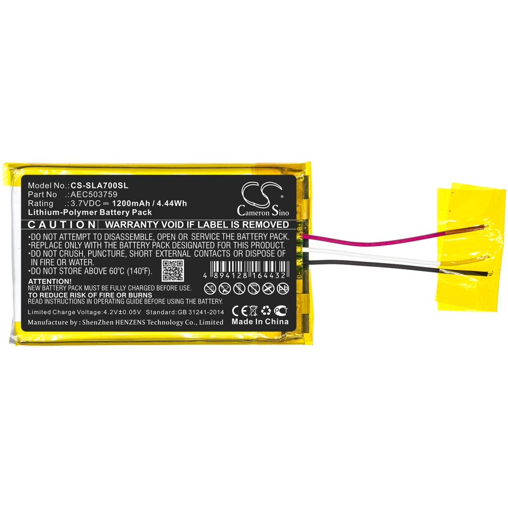 Kompatibilna zamenjava baterije za Steelseries AEC503759