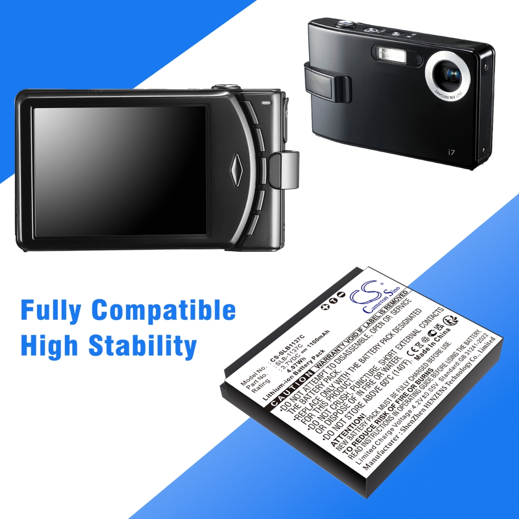 Camera Battery Samsung CS-SLB1137C