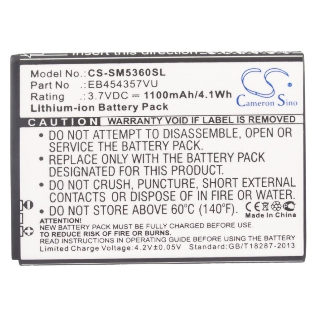 Kompatibilna zamenjava baterije za Samsung EB454357VA,EB454357VU