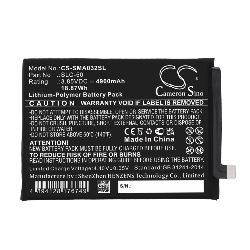Kompatibilna zamenjava baterije za Samsung SLC-50