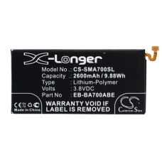Kompatibilna zamenjava baterije za Samsung EB-BA700ABE,GH43-04340A