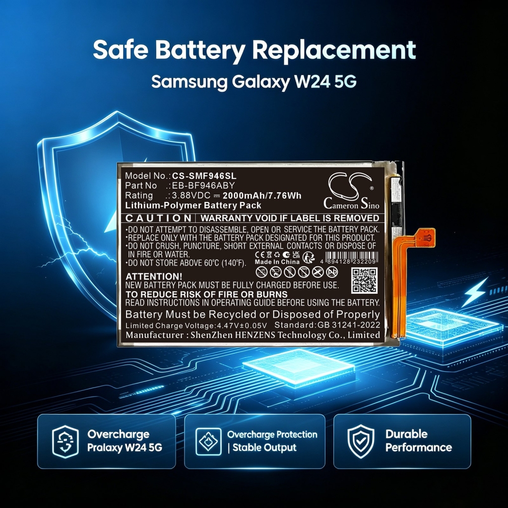 Baterije združljivo z Samsung Galaxy Z Fold5 5G CS-SMF946SL