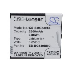Kompatibilna zamenjava baterije za Samsung BG530CBU,EB-BG530BBC,EB-BG530BBE,EB-BG530BBU,EB-BG530CBB...