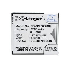 Kompatibilna zamenjava baterije za Samsung EB-BG720CBC,EB-BG720CBK