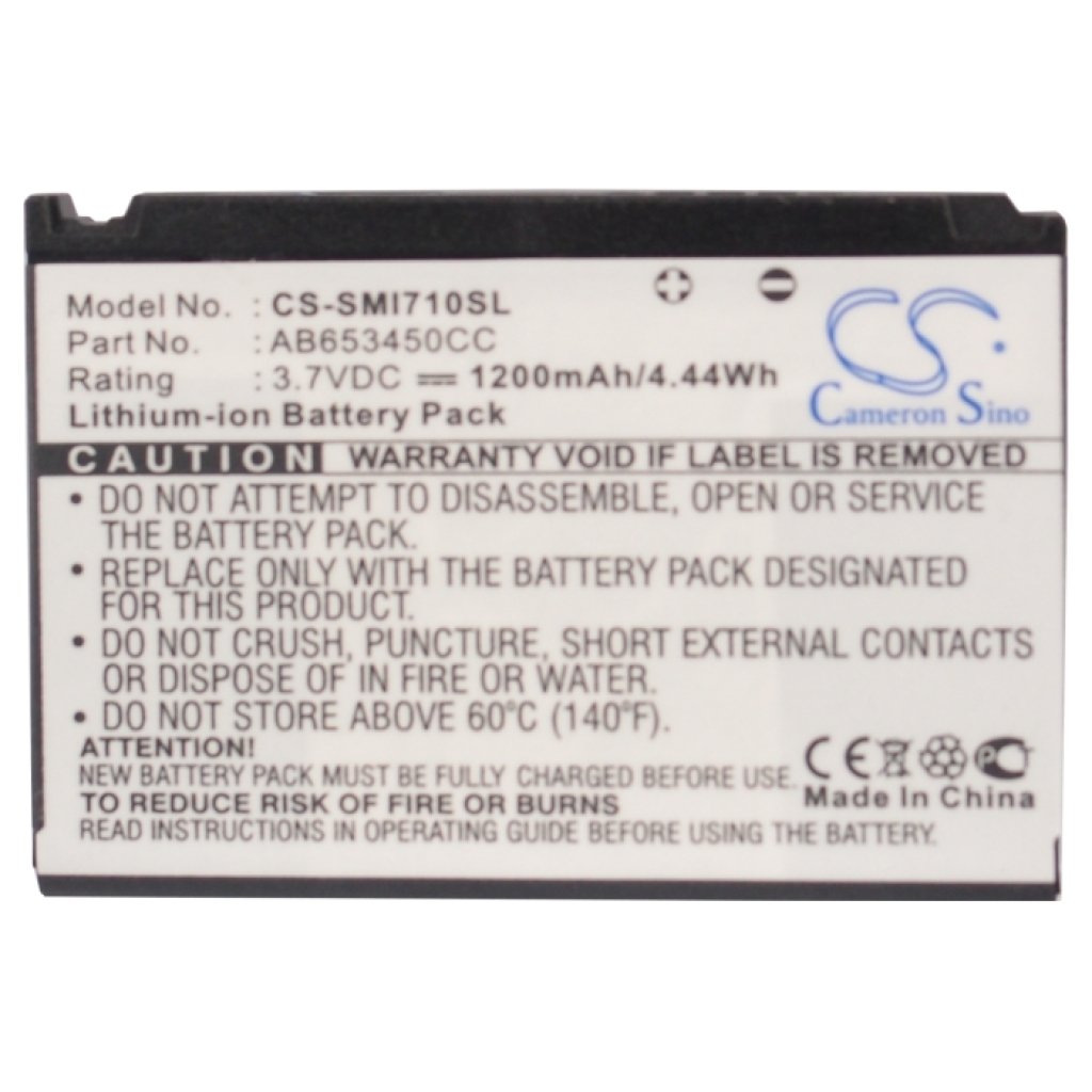Kompatibilna zamenjava baterije za Samsung AB653450CC