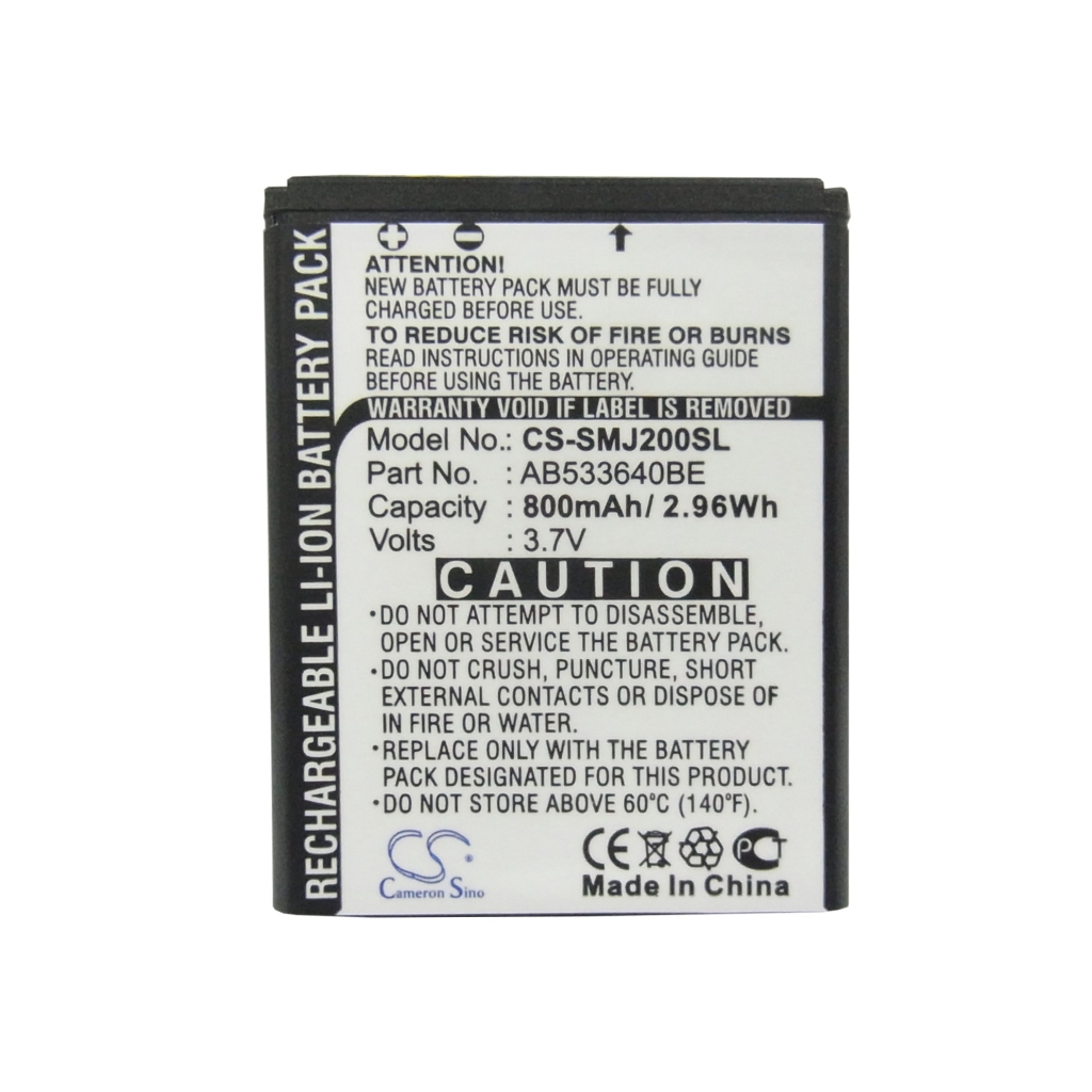 Kompatibilna zamenjava baterije za Samsung AB533640BE