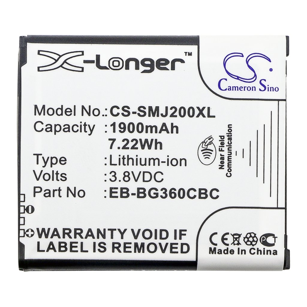 Baterija za mobilni telefon Samsung CS-SMJ200XL